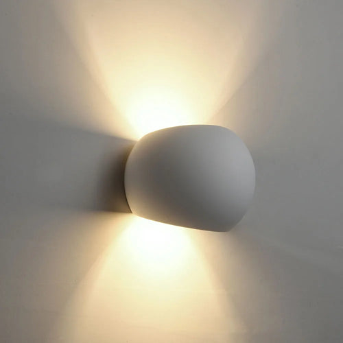 Lampe de applique murale LED moderne G9 5W applique murale en gypse appliques intérieure chevet chambre salon décor éclairage maison cuisine éclairage - vue 2 sur 8