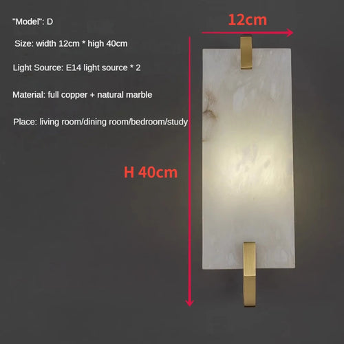 applique murale led en cuivre design moderne et personnalisable - vue 11 sur 11