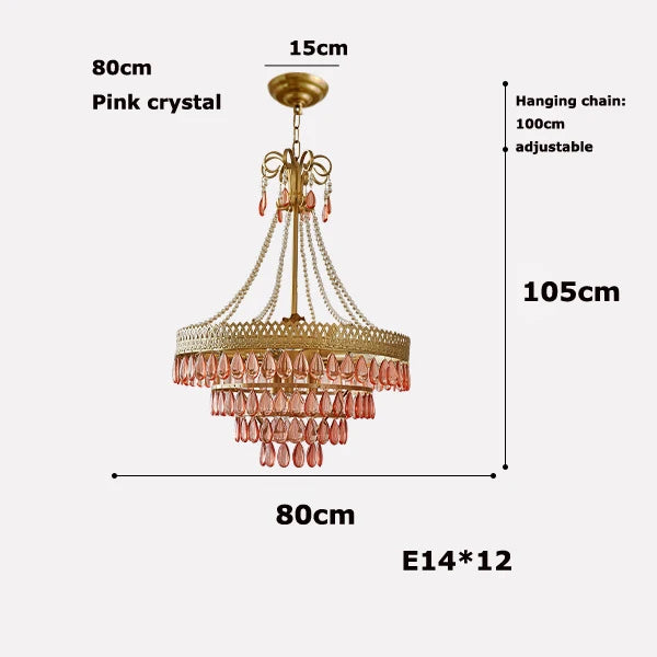 lustre à led cristal en forme de goutte d'eau 2024 pour éclairage élégant - vue 12 sur 14