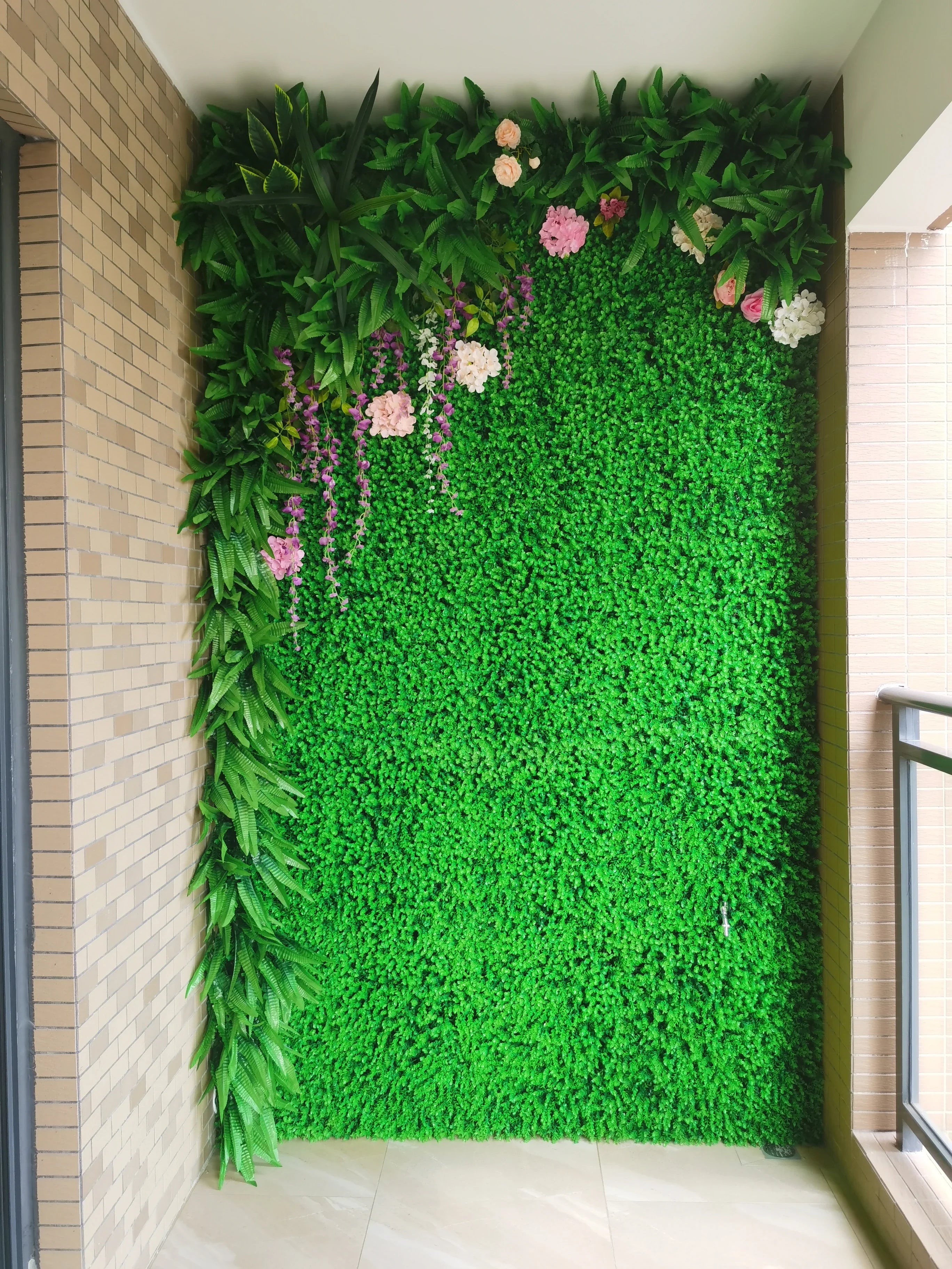 pelouse artificielle décoration murale pour événements et fêtes - vue 15 sur 21