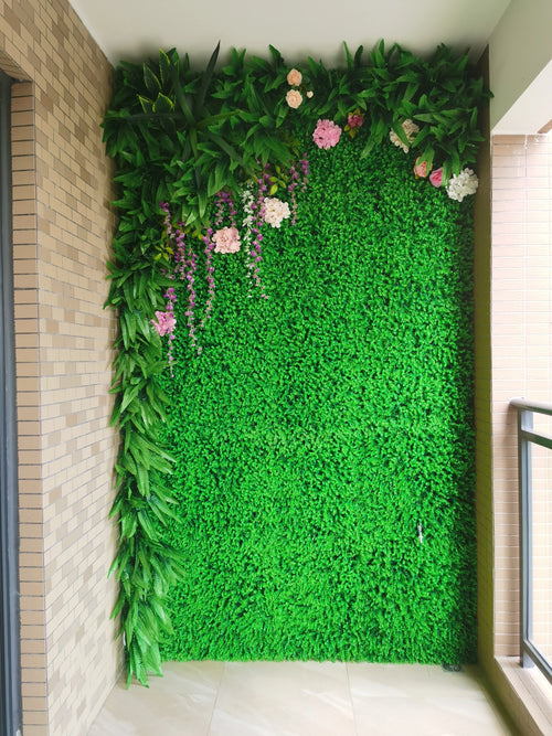 pelouse artificielle décoration murale pour événements et fêtes - vue 16 sur 21