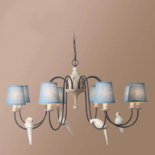 suspension vintage nordique design oiseau pour restaurant café - vue 4 sur 6