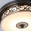 plafonniers led circulaires style rétro américain décoration moderne