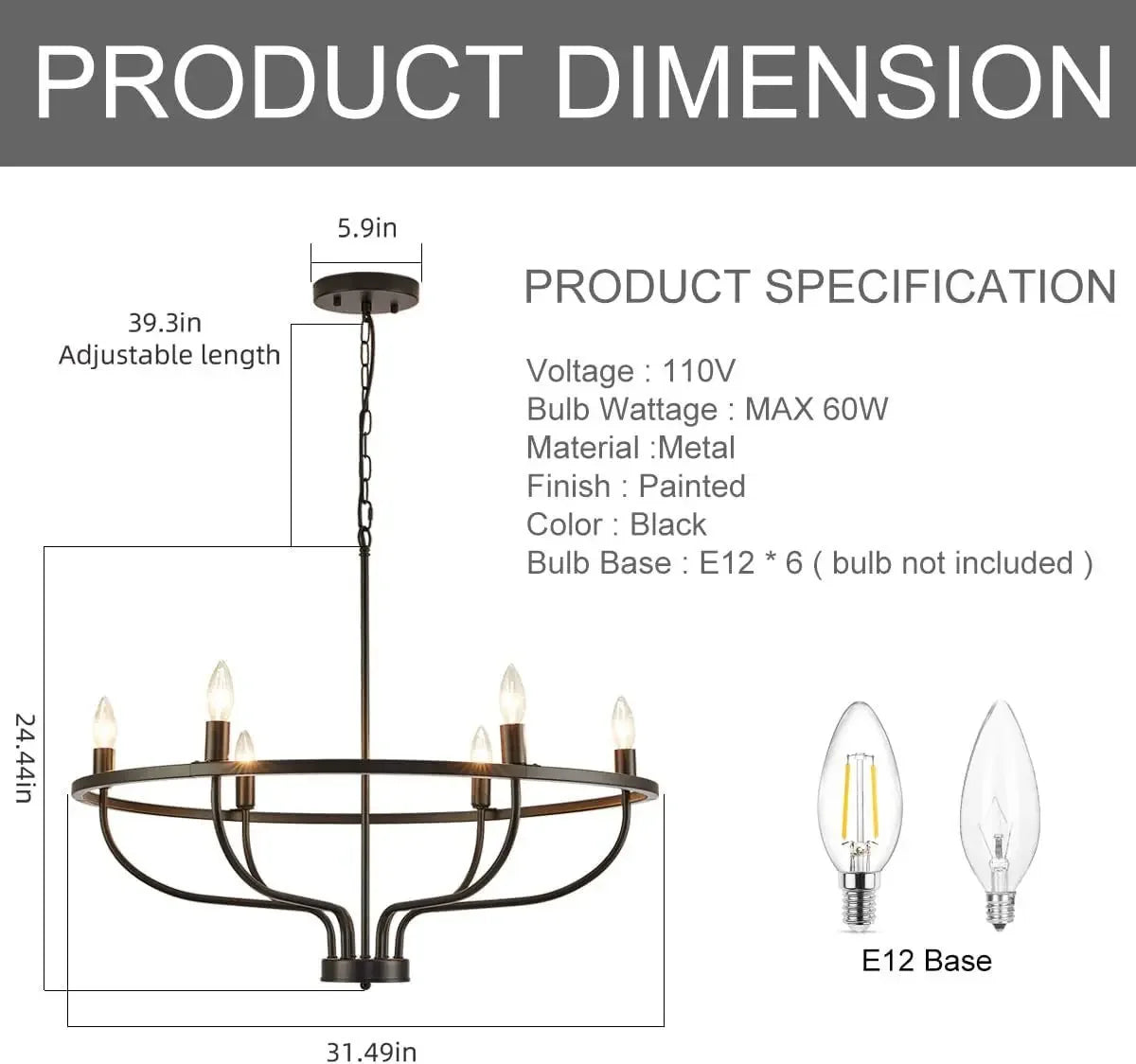 lustre suspension rétro led industriel anneau lumineux decorfixtures - vue 7 sur 12