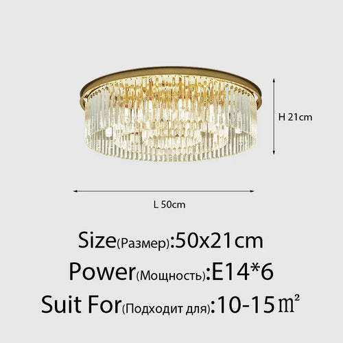 lustre moderne en cristal style nordique vintage pour intérieur élégant - vue 14 sur 21