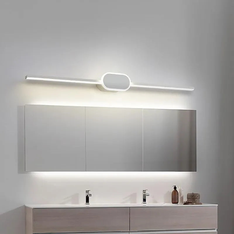 Applique murale LED blanc noir miroir