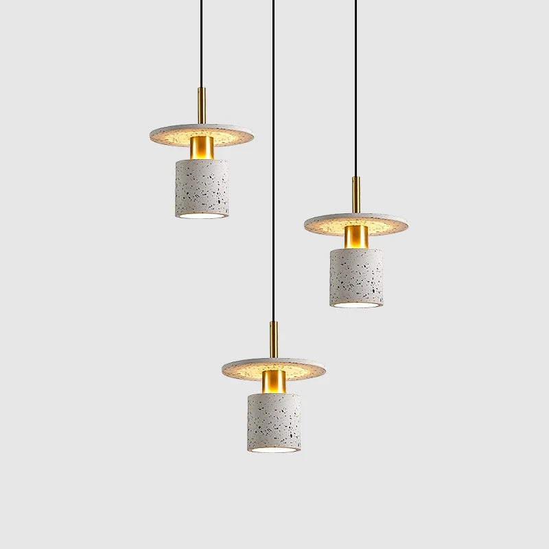 lustre créatif en terrazzo pour restaurant hôtel minimaliste commercial - vue 5 sur 9