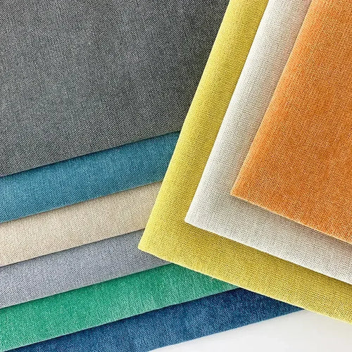 Tissu chenille uni épais ameublement doux salon diy