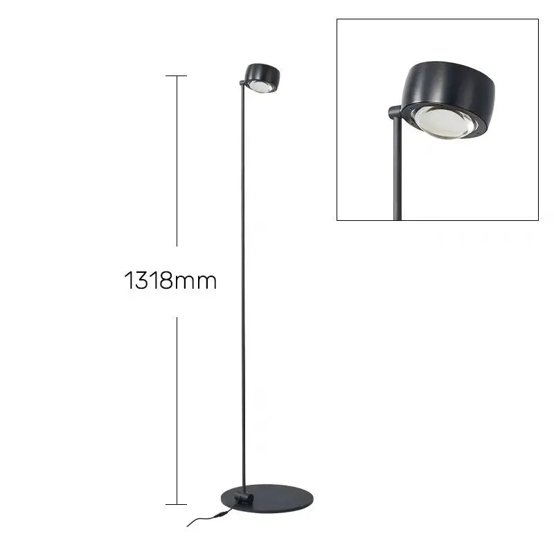 lampe de sol minimaliste à intensité réglable pour décoration moderne