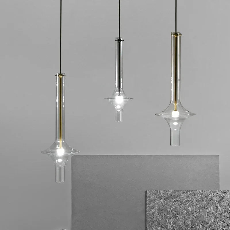 suspension en verre design nordique moderne pour décoration intérieure - vue 5 sur 10