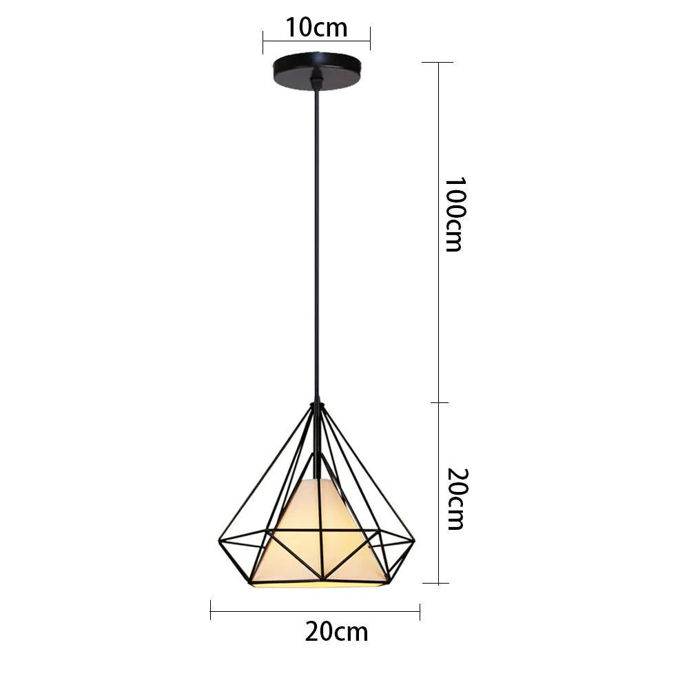 suspension rétro industrielle style loft vintage pour intérieur - vue 19 sur 30