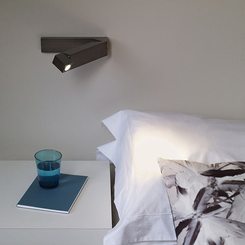wall lamp Masten adjustable metallic LED wall