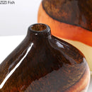 vase en verre dégradé pour fleurs décoration florale artistique
