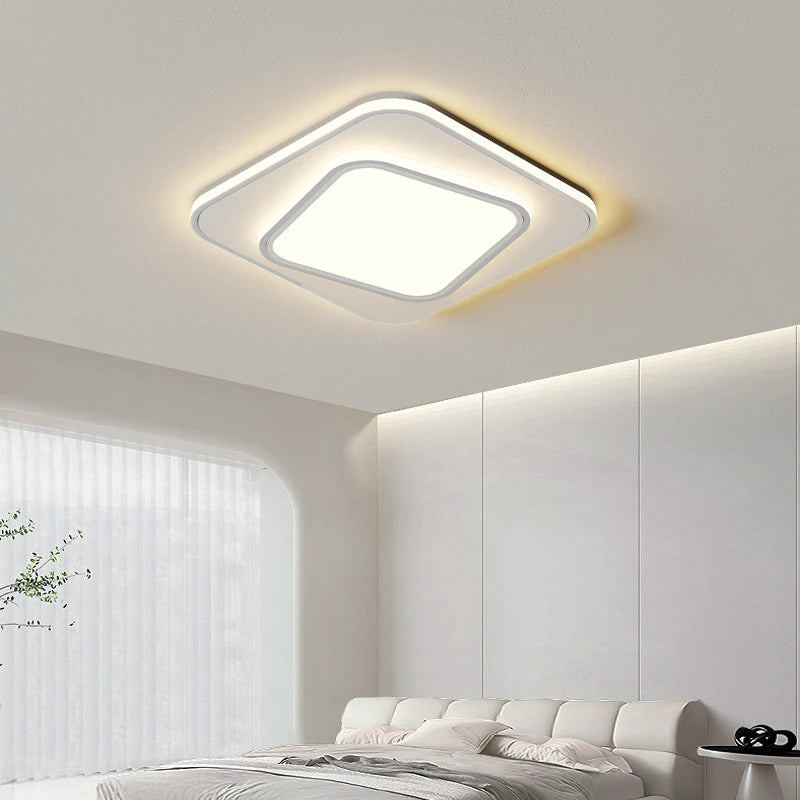 plafonnier double couche moderne pour un éclairage élégant à la maison - vue 4 sur 14