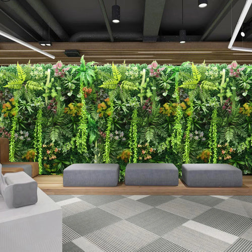 mur végétal artificiel réutilisable pour jardin décoration et protection UV - vue 8 sur 9
