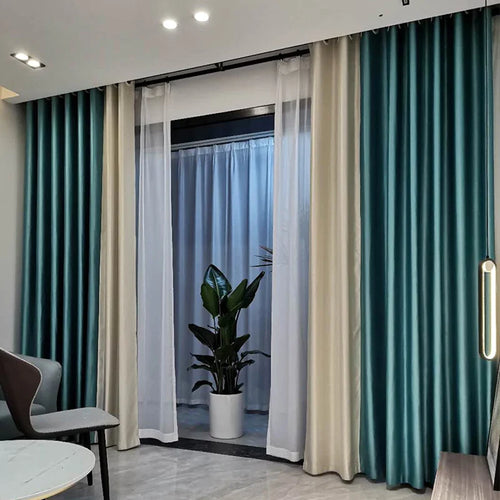 Rideau style nordique moderne occultant plissé salon chambre - vue 14 sur 13
