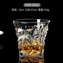 Verres cristal relief whisky vin biere pour table
