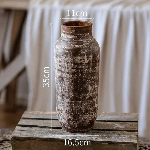 jardinières en poterie rustiques pour décoration intérieure et extérieure - vue 12 sur 25