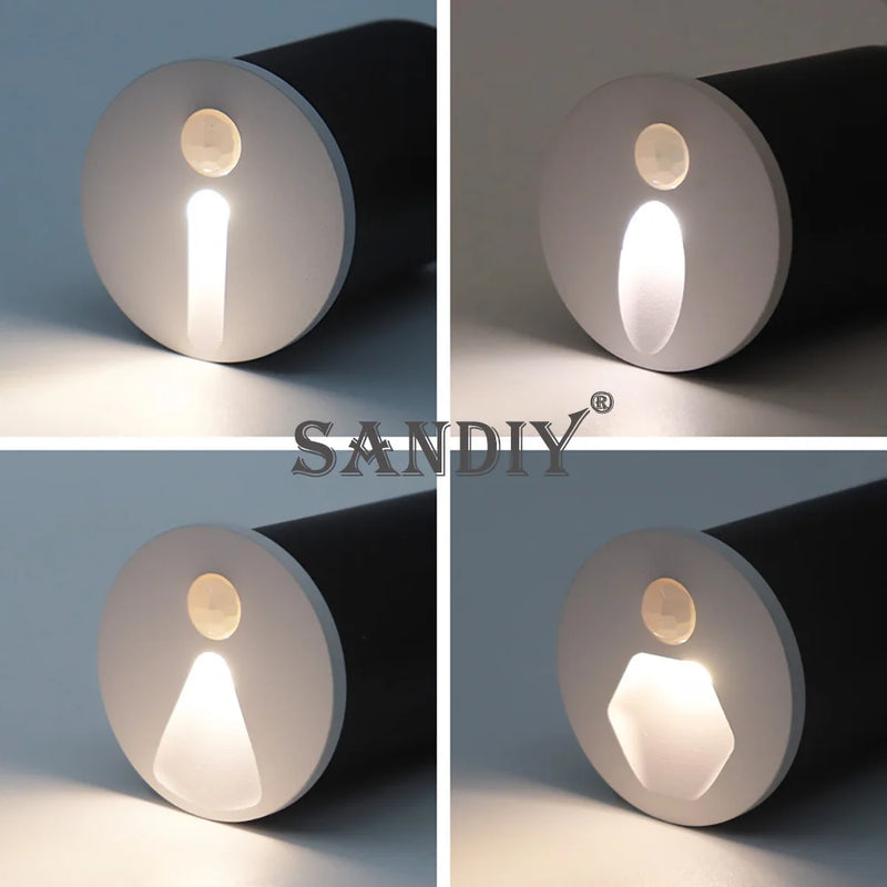 SANDIY – applique murale Led ronde avec capteur de mouvement