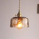 suspension moderne en verre avec led pour décoration intérieure