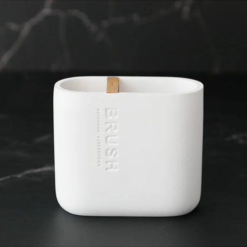 accessoires de salle de bain brosse à dents distributeur de savon - vue 10 sur 12