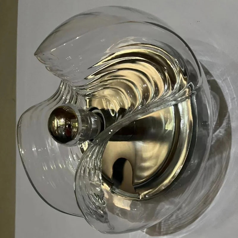applique murale moderne en verre pour décoration intérieure et éclairage - vue 3 sur 11