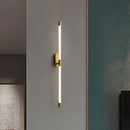 applique murale led minimaliste en acrylique avec gradation métallique