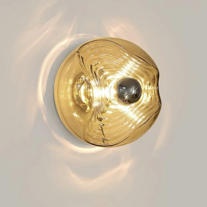 applique murale glall en métal chromé avec ampoule - vue 2 sur 12