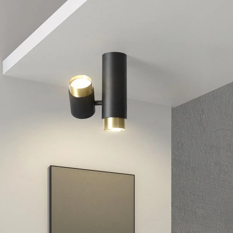 Plafonnier Led nordique Gu10 réglable - vue 3 sur 15