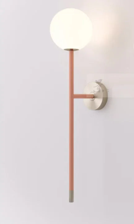 applique murale nordique minimaliste avec perche créative