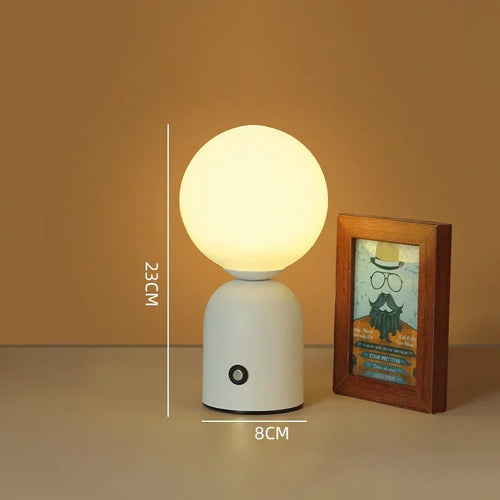 lampe à poser led tactile rechargeable avec intensité variable - vue 9 sur 8