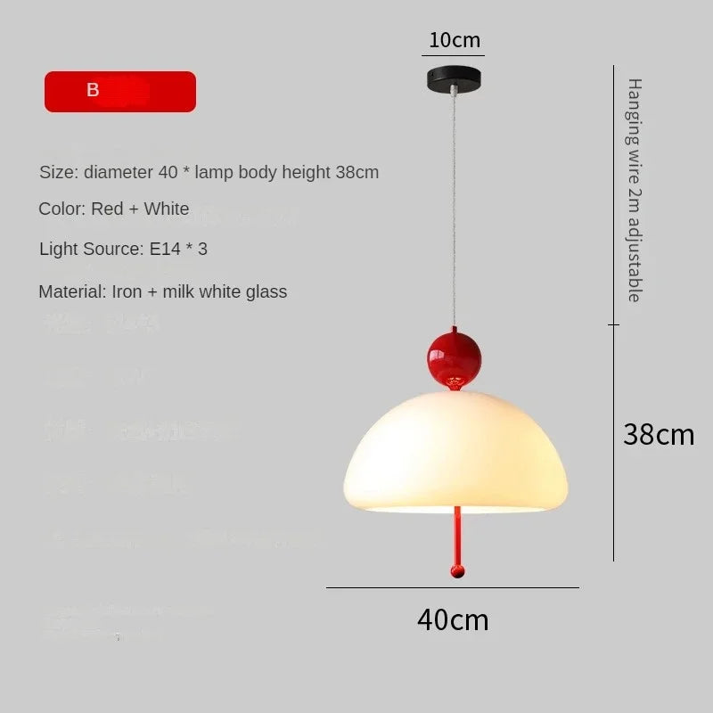 suspension en verre créative pour restaurant et bar - vue 10 sur 11