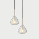lustre design italien moderne minimaliste en verre