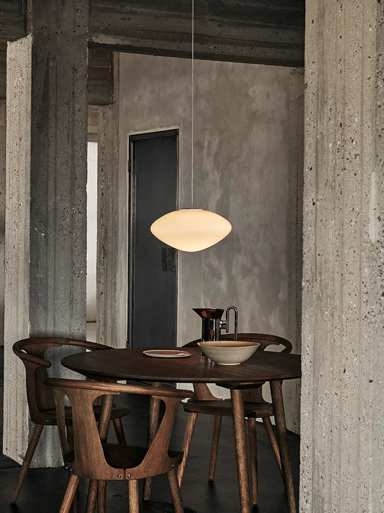 lustre en verre pour restaurant et hôtel décor antique - vue 3 sur 8