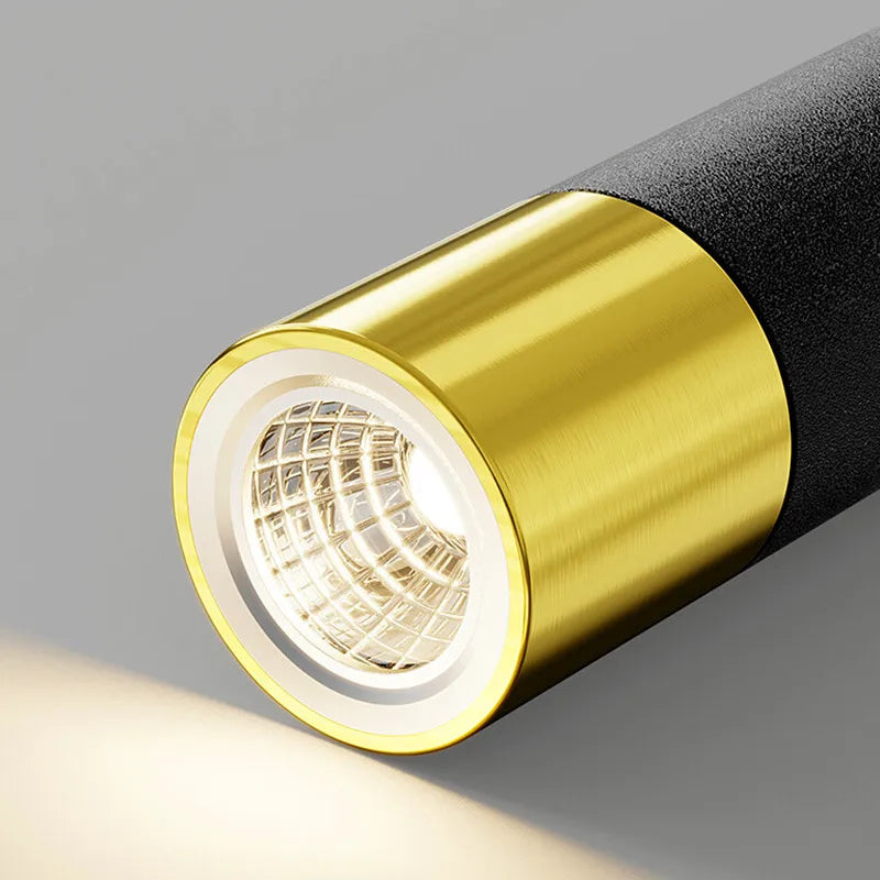 lustre linéaire nordique éclairage esthétique pour décoration intérieure - vue 6 sur 8