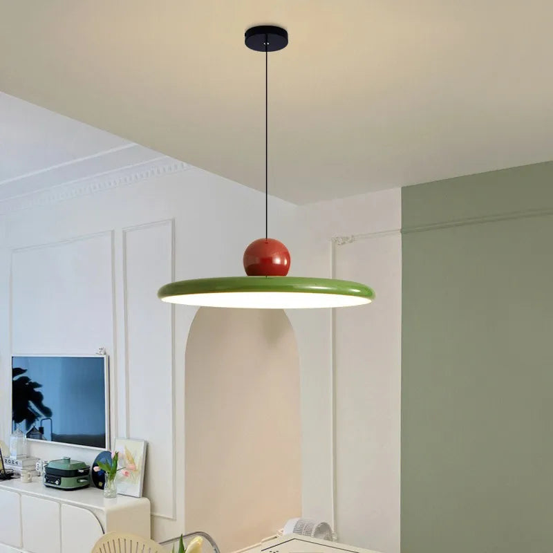 led nordique suspension lumière soucoupe volante éclairage intérieur - vue 4 sur 12