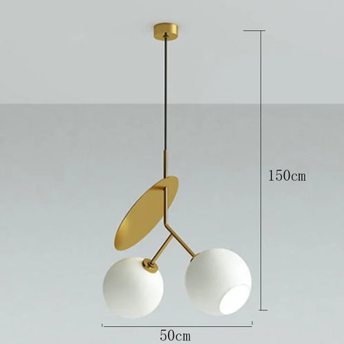 suspension moderne en verre pour décoration intérieure créative - vue 10 sur 12