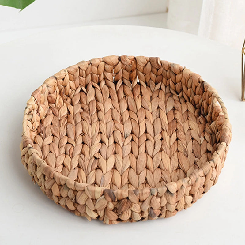 panier en rotin tressé pour fruits thé et rangement décoratif