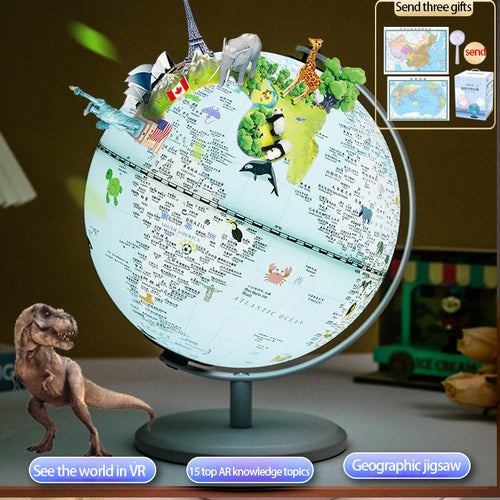 lampe de bureau intelligente avec globe cadeau créatif pour enfants - vue 10 sur 14