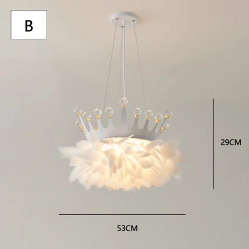 lustre romantique en cristal pour une décoration moderne - vue 16 sur 17