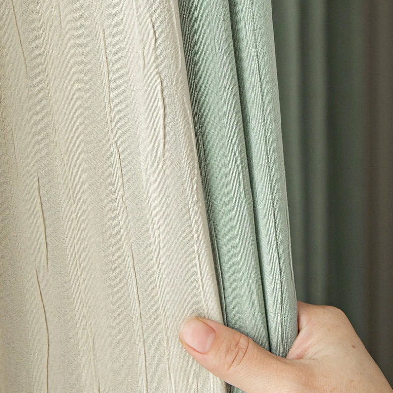 Rideau occultant moderne plissé isolation thermique salon chambre