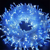guirlande lumineuse féerique 600 led pour décorations intérieures et extérieures