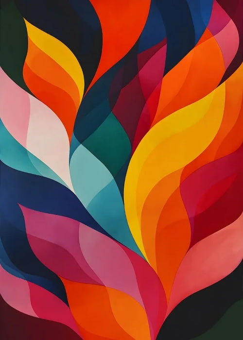 peinture abstraite décoration murale art contemporain esthétique