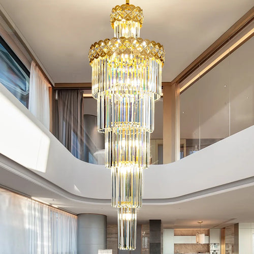 lustre design en cristal pour intérieur moderne et élégant - vue 6 sur 12
