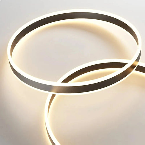 lustre minimaliste rond pour éclairage intérieur de luxe - vue 5 sur 10