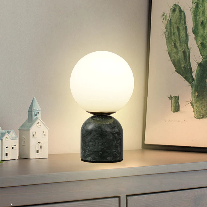 Lampe de chevet en marbre - vue 4 sur 9