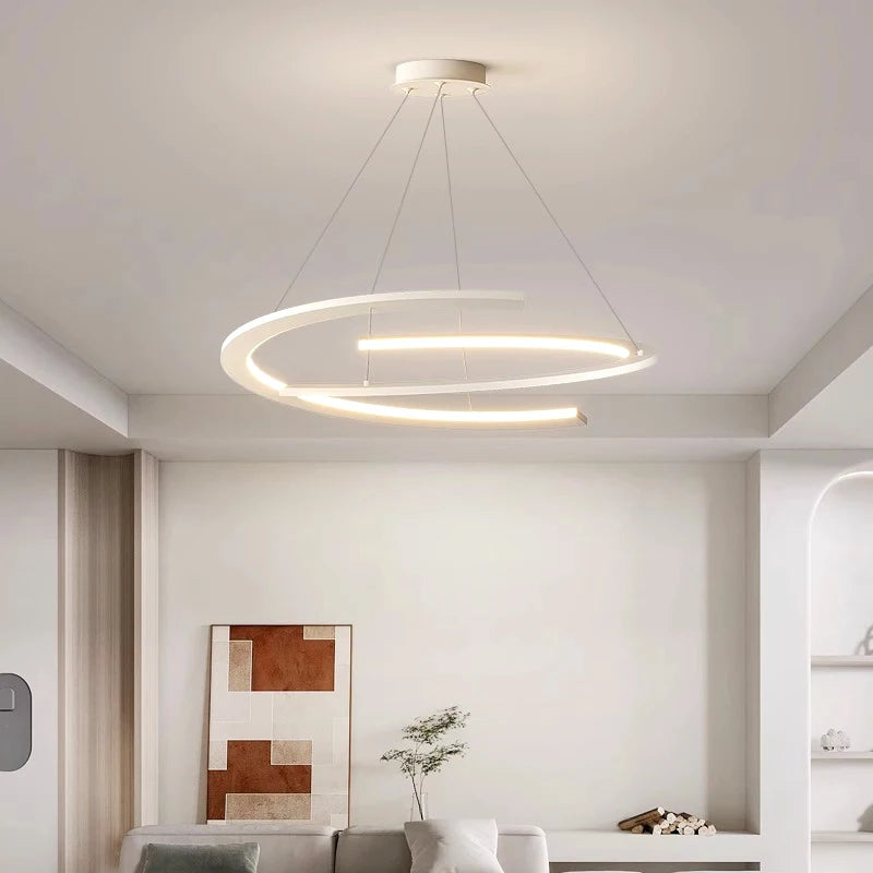 lustres modernes à led pour éclairage intérieur suspendu