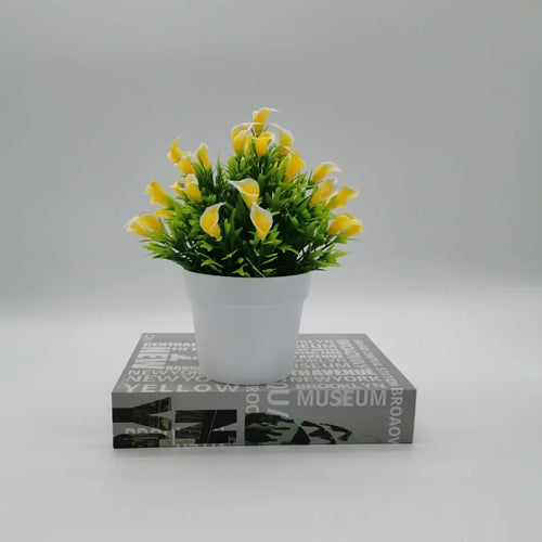 plante artificielle bonsaï fleur en pot décoration intérieure et extérieure - vue 12 sur 13