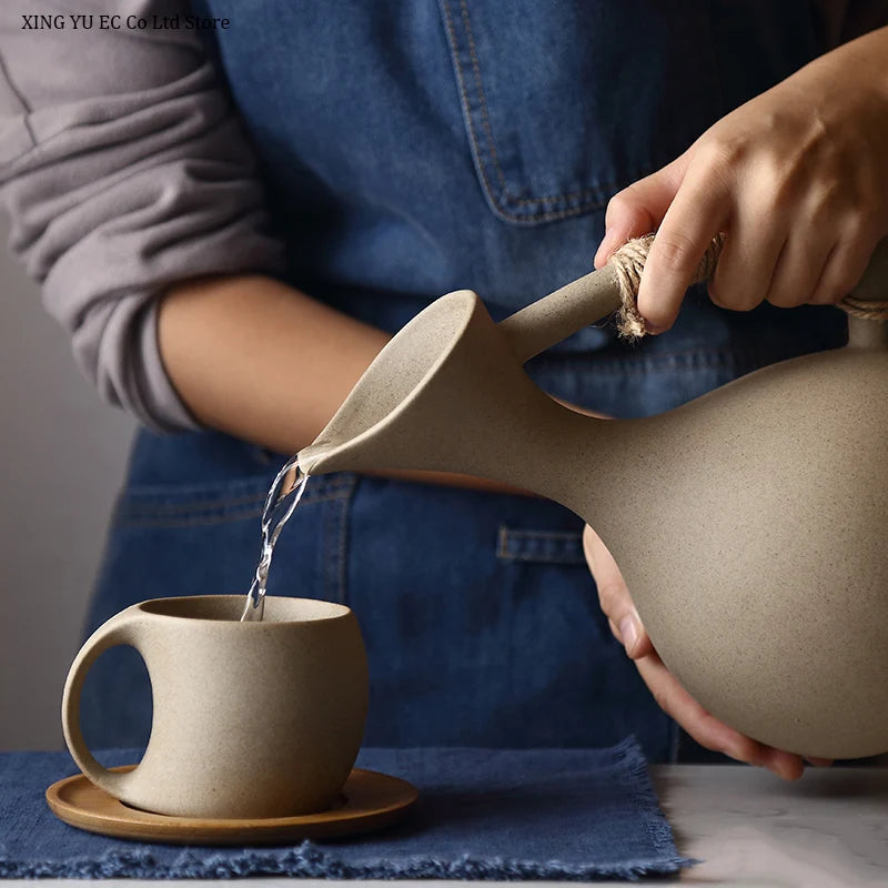 Bouteille en céramique avec filtre grande capacité domestique