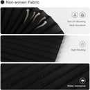 Store enroulable zébré occultant pour fenêtres et portes